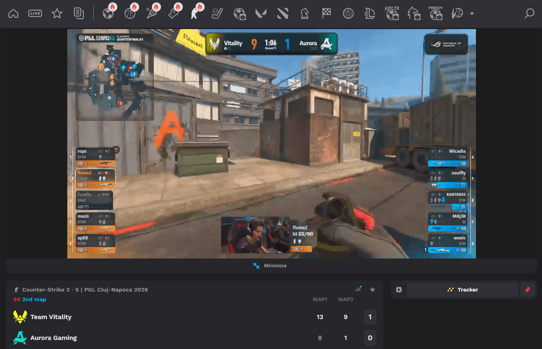 Degen.com sportsbook interface showing live CS2 Counter-Strike 2 betting markets with crypto deposits